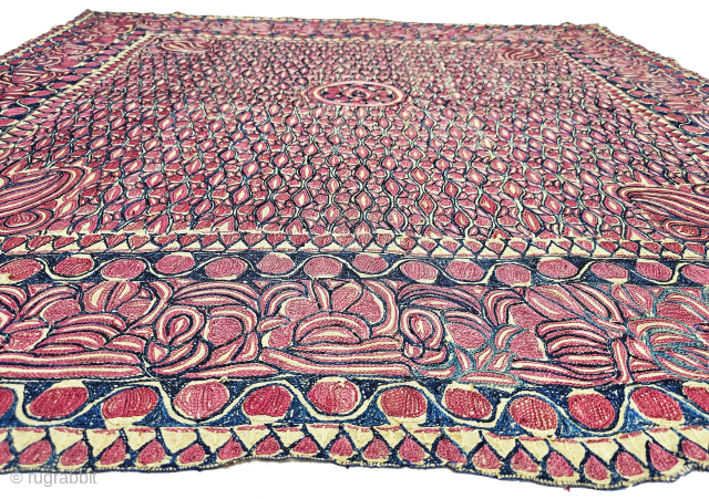 Hajji Ceremonial Rumal ,

This Textile for the Hajj People, Made in Bengal. India.

Bought by South East Asian People when they went for Hajj.

This are also Bought in Aden, Mecca or sea ports  ...