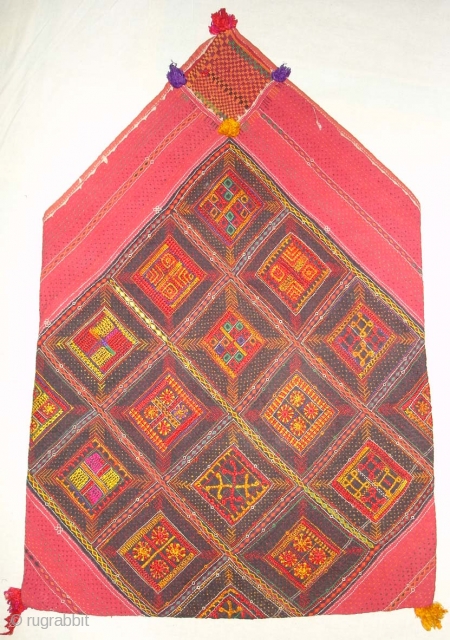 Banjara Bujki Dorry Bag From Madhiya Pradesh.India.known As Mathura Embroidery Bujki Bagh.                     