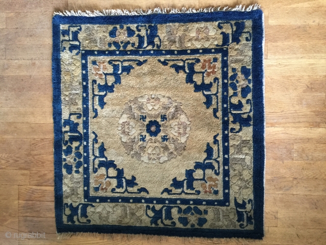 Old Chinese mat, late 19th c. Some corrosion.                         