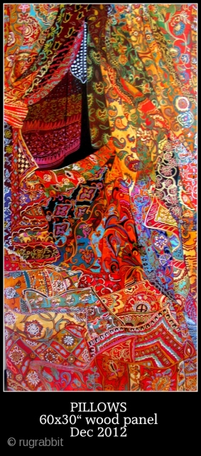 SEXY NIGHTS WITH PERSIAN MOTIFS
60 X 36 INCHES                         