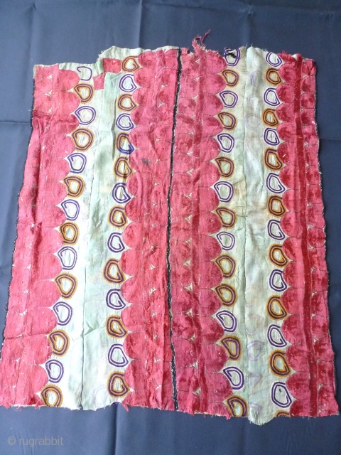 Fragments Dress Border, Central Asia?, 55 x 66
Silk on cotton structure,
price upon request
                    