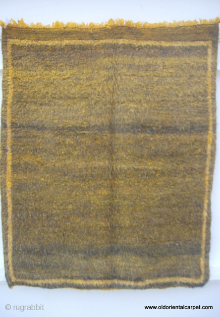 MOROCCAN WOOL AND GOAT HAIR RUG. This originates from the vast area west of Marrakech where goats are plentiful and often climb trees to eat the Argan berries. The warps are hand  ...