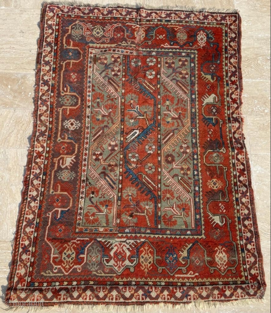 Middle of the 19th Century Anatolian Melas Rug. Size 100x148 cm. Please send me directly mail. galleryaydinrugs@gmail.com                