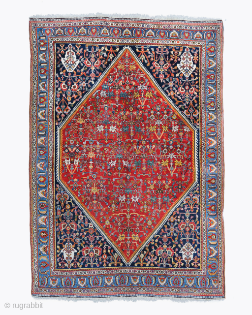 Circa 1910 Persian Kashkuli Rug
Size : 160 x 240 cm
please send me directly mail.
galleryaydinrugs@gmail.com                   