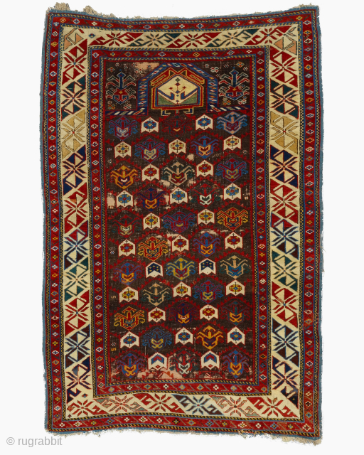 Late of the 19th Century Caucasian Prayer Shirvan Rug
Size : 100 x 145 cm
please send me directly mail.
galleryaydinrugs@gmail.com               