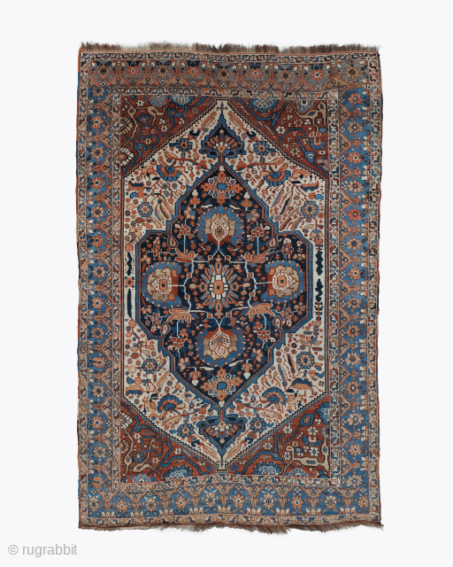 Late 19th Century Persian Khamseh Rug
Size : 180×270 cm
please send me directly mail.
galleryaydinrugs@gmail.com                    