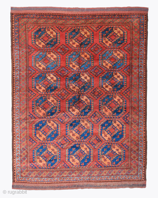 19th Century Turkmen Ersari Main Carpet
Size : 225 x 280 cm
please send me directly mail.
galleryaydinrugs@gmail.com                  