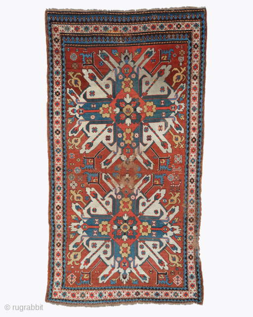 Late of the 19th Century Eagle Kazak Rug
Size : 133×250 cm
please send me directly mail.
galleryaydinrugs@gmail.com                  