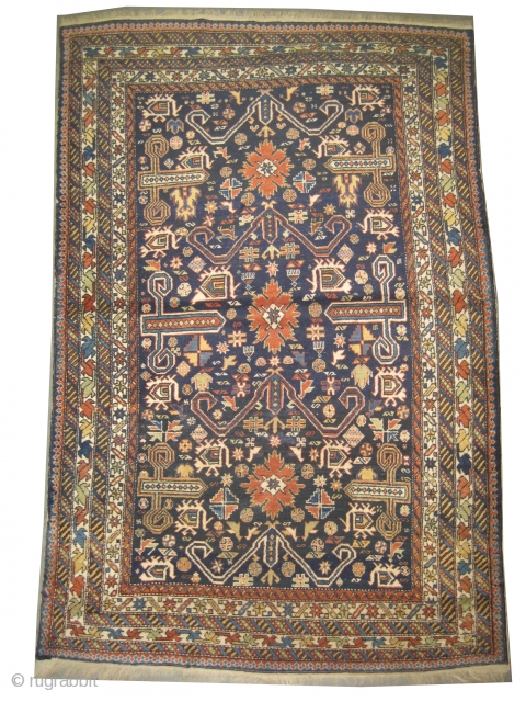 


Perepedil Caucasian knotted circa in 1915 antique, 182 x 123 (cm) 6'  x 4'  carpet ID: RS-438
The black knots are oxidized, high pile, in perfect condition. The knots and the  ...