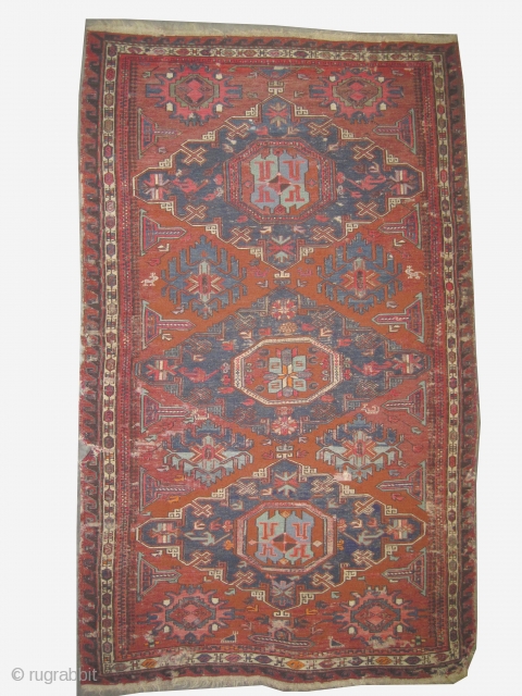 
Soumak kelim Caucasian circa 1910 antique. Collector's item, Size: 183 x 108 (cm) 6'  x 3' 6"  carpet ID: A-960
The Soumak kelim is from kouba-Konakent district, fine woven with Soumak  ...