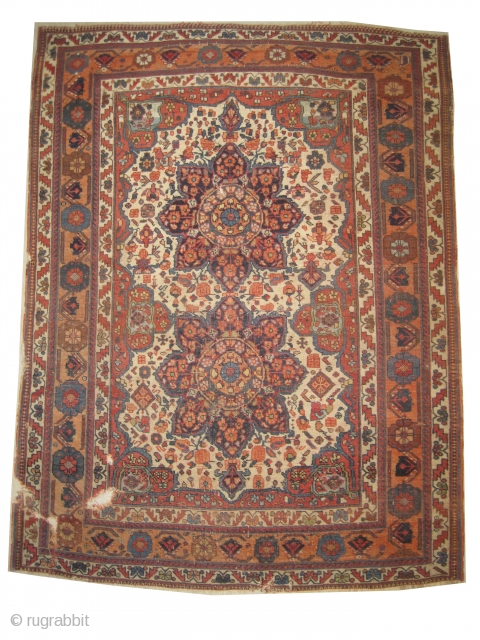 
Afshar Persian circa 1910. Antique, collector's item, Size: 170 x 128 (cm) 5' 7" x 4' 2"  carept ID: RSZ-9 
the knots are hand spun wool, the warp and the weft  ...