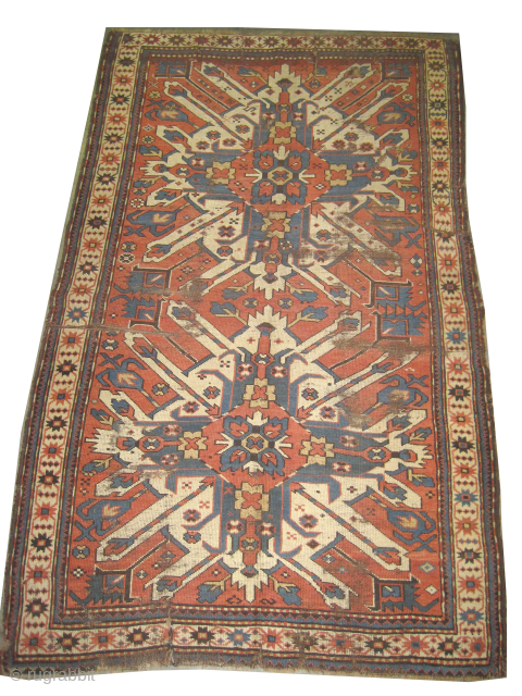 

Tchelaberd-Kazak Caucasian, knotted circa 1885, antique, collectors item, 134 x 217 cm, ID: K-4230
Vegetable dyes, the black knots are oxidized, the knots are hand spun lamb wool, the warp and the weft  ...