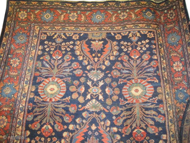  
Ziegler Mahal Persian circa 1910 antique, Size: 343 x 257 (cm) 11' 3" x 8' 5"  carpet ID: P-4773
All over design, vegetable dyes, high pile, the knots are hand spun  ...