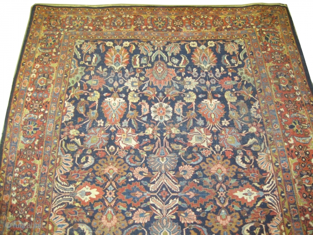  Ziegler Mahal Persian circa 1905 antique.  Size: 365 x 265 (cm) 12'  x 8' 8"  carpet ID: P-5829
vegetable dyes, the black color is oxidized, the knots are hand  ...