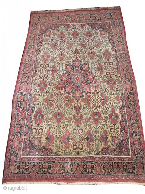 
Bidjar Halvai Persian, knotted circa in 1940, semi antique, 264 x 166 cm, carpet ID: BRDI-50
The knots are hand spun wool, thick pile in perfect condition and in its original shape.  