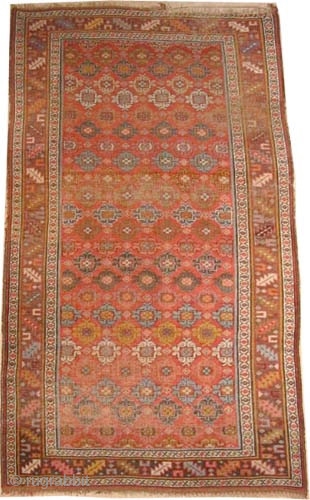 


Bidjar Halvai Persian knotted circa 1875 antique, collectors item, 215 x 122 cm 
 carpet ID: K-5604
The brown color is oxidized, the knots are hand spun wool, the warp and the weft  ...