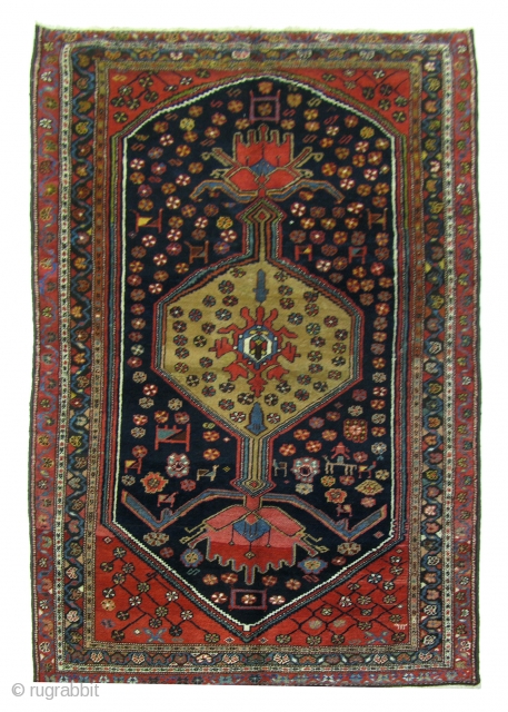 Rug No: 663- Antique Kurdi, circa 1910, rare piece, Taleghan or Qazvin area, Northern Persia. Minor restoration, in superb condition. Natural vegetable dyes. size: 205x132 cm
It can be shipped to anywhere in  ...