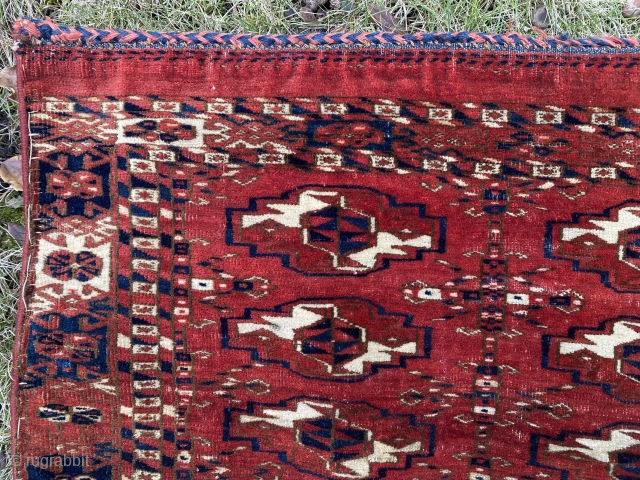 Sweet Tekke chuval in good condition. Great saturated colors. Inexpensive! 43” X 25”                    