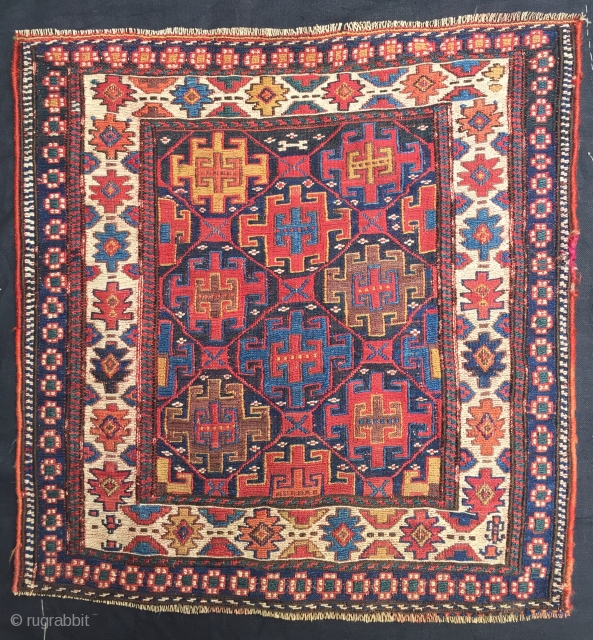 Shahsvan bagface, ca. 1900, excellent condition                           