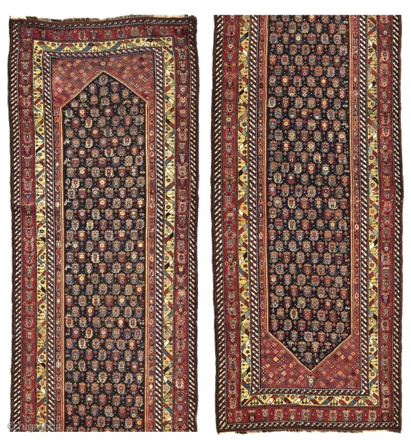 Outstanding Qashqai/ Gashgai runner in absolutely superb condition. Size 490 x 110 cm.                    