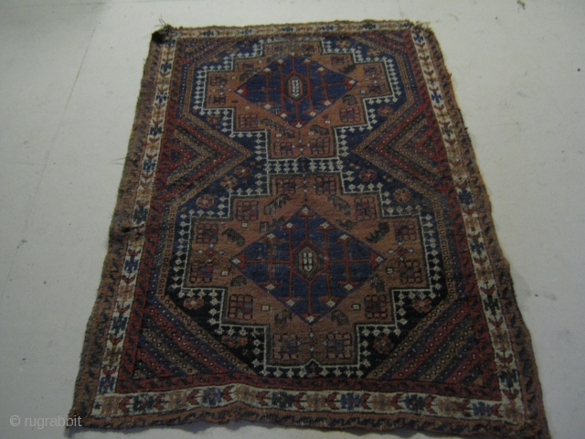 kurdish rug 193x132cm Circa 19th                            