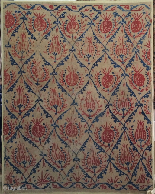 Ottoman silk embroidery 195x155cm 17-18 century                           