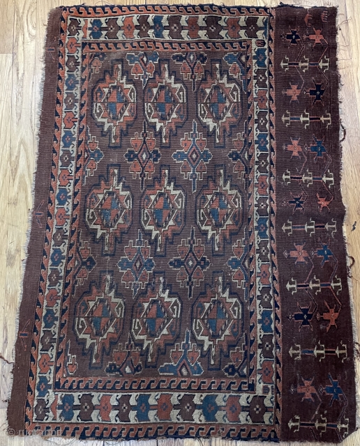 Antique yamoud 2.5x3.5 in good condition                           