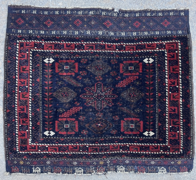 Mina-Khani Baluch Bagface with animals and camels - Spectacular Example of the group - way better colors in person - one of those hard to photograph pieces... extra detail pictures available on  ...