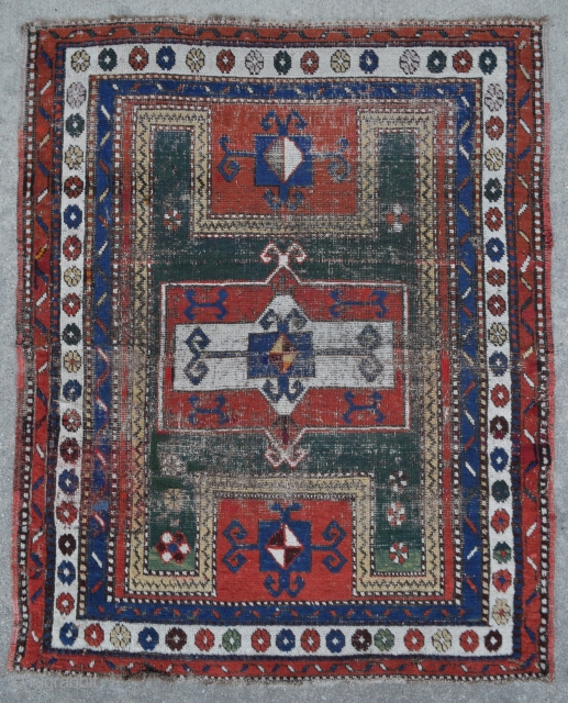 Fachrola Kazak rug - 3'3 x 4'0 - 99 x 122 cm.                     