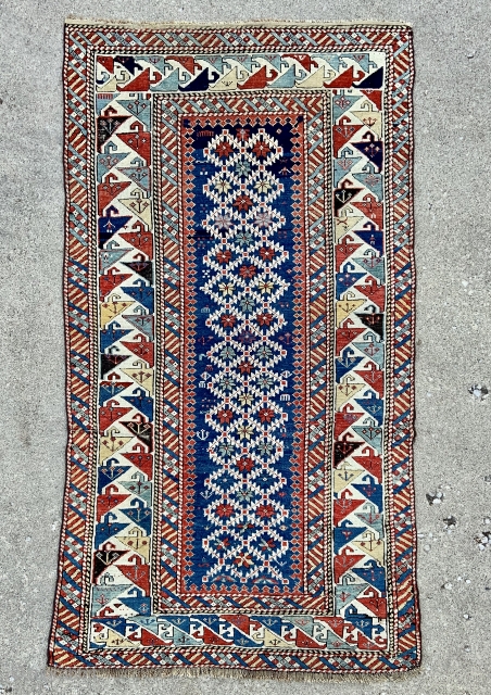 Caucasian Shirvan Rug  - 3'3 x 5'9 / 99 x 175 cm                    