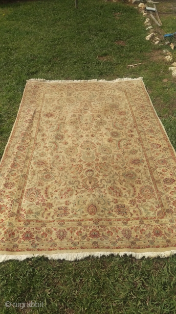 App. 68 x 110. Excellent condition. Kashan. Available.                         