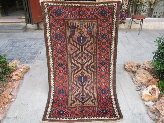 Old baluch. Prayer th19 .
NO repair and full pile.size 155x90                       