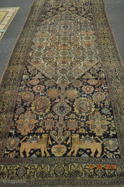 Persian, Seneh, 
Age: the beginning of the 20 century,
Condition: considering its age very good, no any damage
Size:510 cm x 208 cm
            