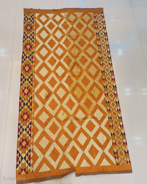 Antique Bagh from Punjab, India, refers to a traditional style of embroidery that is both vibrant and geometric. Originating from the rural regions of Punjab, Bagh embroidery is renowned for its intricate  ...
