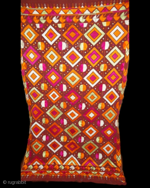 Antique phulkari, bagh, Punjab India                            