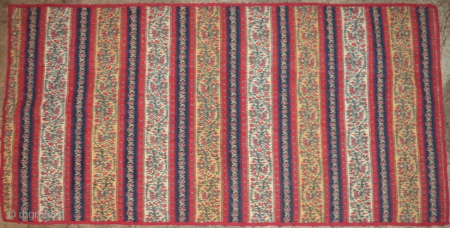 Vintage kashmir shawl fragment ( katras ). 26x13 inch.                        