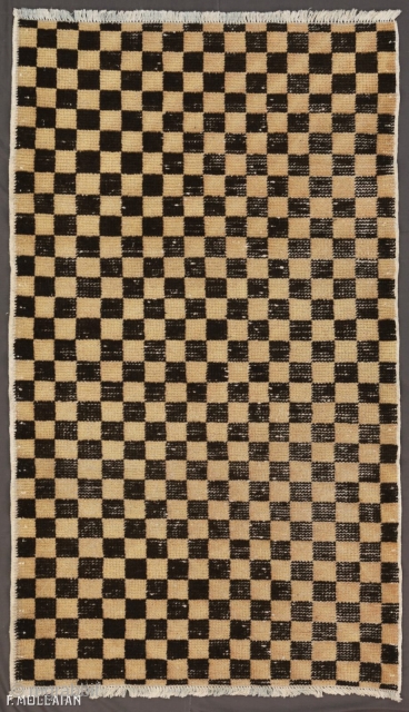 Antique Tibetan Rug, 1950-1970
135 × 80 cm (4' 5" × 2' 7")
                     