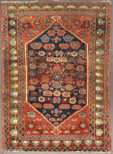 All-Over Antique Persian Bakshaish Rug, ca. 1920
179 × 127 cm (5' 10" × 4' 2")                  