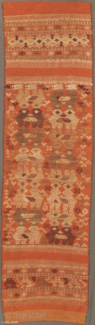 Antique Laos or Thai Textile, 1880-1900, 
143 × 39 cm (4' 8" × 1' 3")

This is probably a shoulder cloth.             