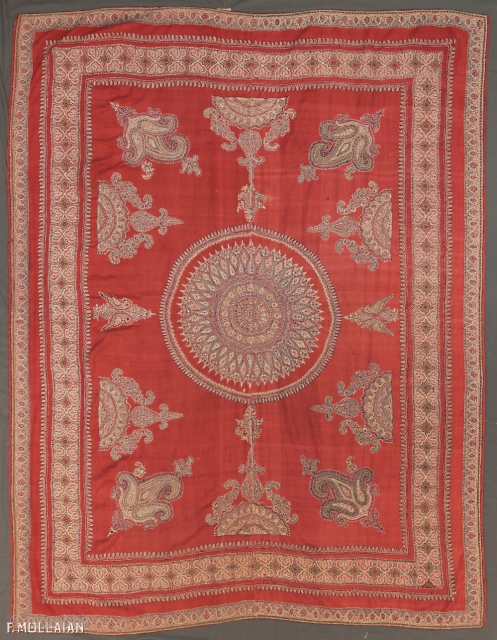 Antique Persian Kerman Textile, 1880-1900
203 × 160 cm (6' 7" × 5' 2")


Origin: Persia
Material: Cotton, Wool
Production Style: Handmade
               