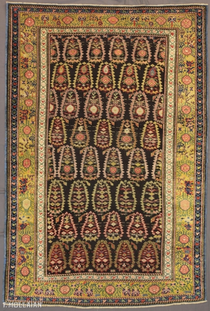 Lovely Antique Caucasian Seychour (Zeikhur) Rug, 1880-1900,


190 × 127 cm (6' 2" × 4' 2")                  