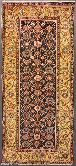 Fantastic Antique Persian Malayer Carpet, ca. 1920,
353 × 153 cm (11' 6" × 5' 0")                  