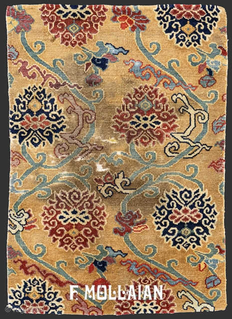 Lovely Small Decorative Tibetan Rug, 19th Century

76 × 52 cm (2' 5" × 1' 8")                  