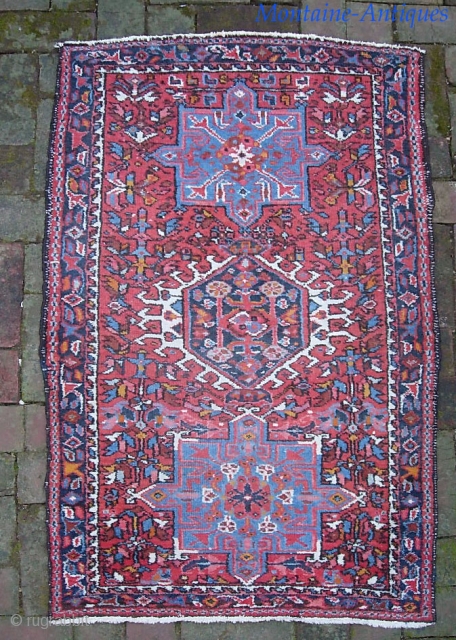 Karaja-- 2 ft 6 inches by 4 ft. An honest little Karaja with some age. $20 for UPS to lower 48            