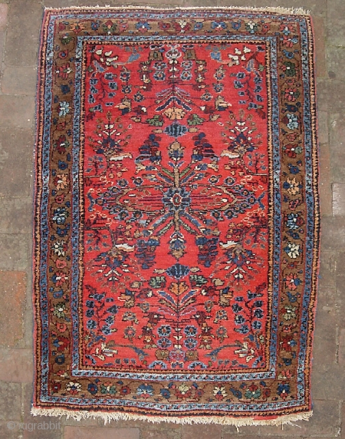 Hamadan-- 2 ft 8 inches x 4 ft. Good old honest Art Deco period Persian rug, as-found but excellent thick condition. Needs a wash to really sparkle.  Thats about it. $15  ...