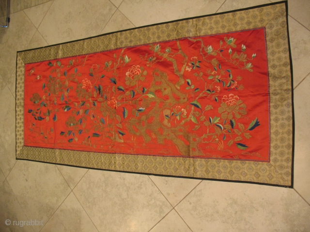 19th-century Chinese 
Excellent 
condition 
Size: 70 X 165
ITEM NO. 3                       