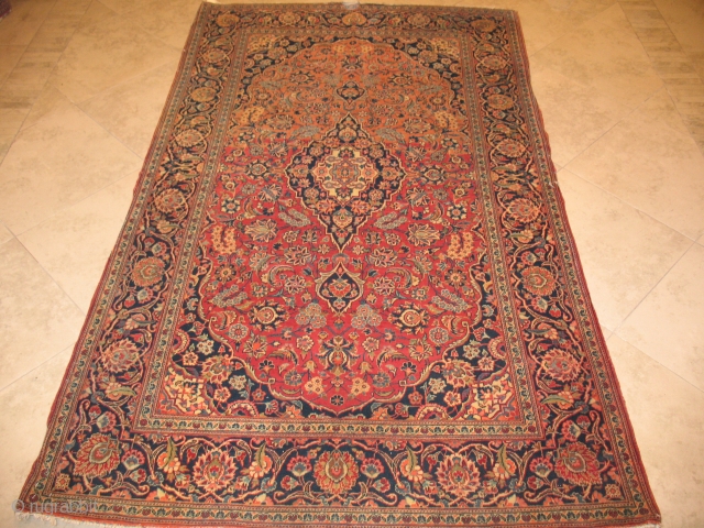 ANTIQUE KASHAN
CIRCA 1900
VERY GOOD CONDITION
FIRST QUATER 20 CENTURY
SIZE : 126 X 216 
ITEM NO. 66
                  