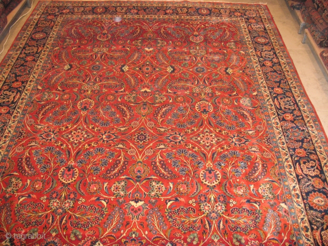 KASHAN CIRCA 1930
PERFECT CONDITION
SIZE : 272 X 347
ITEM NO. 74                       