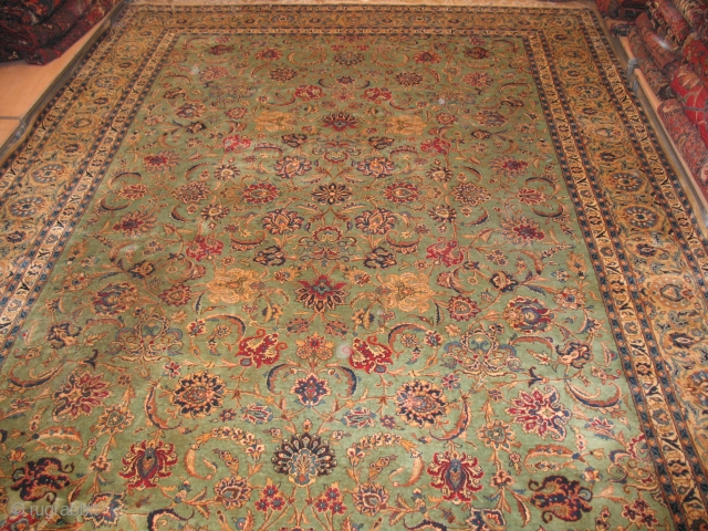 Kashan bright 
60 years
Very good condition
size : 310 X 420
item no. 81
                     