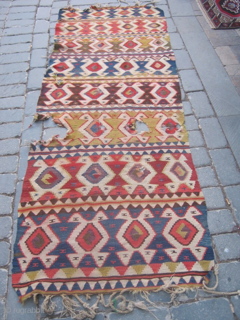 South-West Anatolian Kilim.255x88cm                              